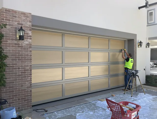 Garage door replacement service by Newark Garage Door Repair in Newark