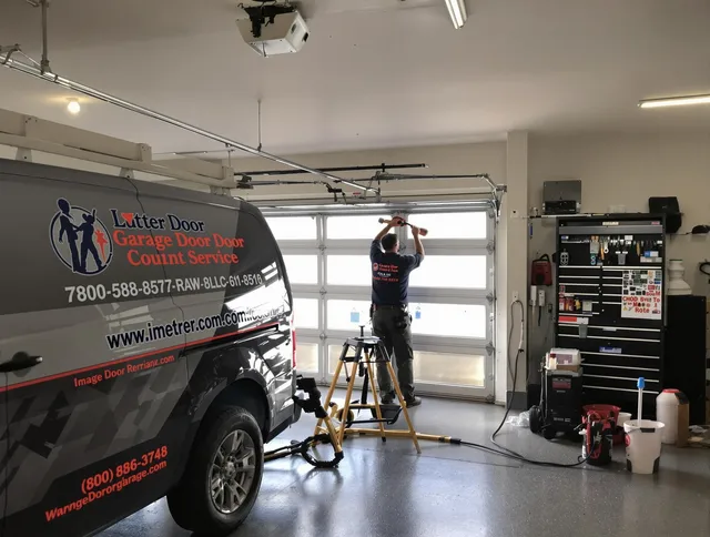 Newark Garage Door Repair team performing same-day garage door repair in Newark